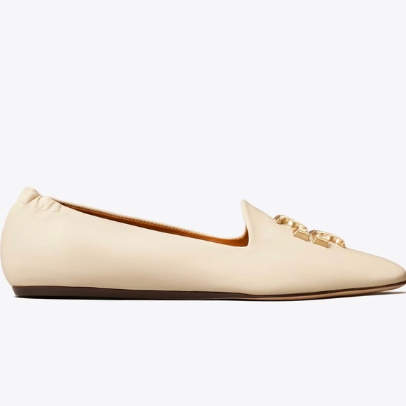 Brands New, Never Used, NWT. Tory Burch Eleanor Loafers in cream size 8. - Picture 3 of 4